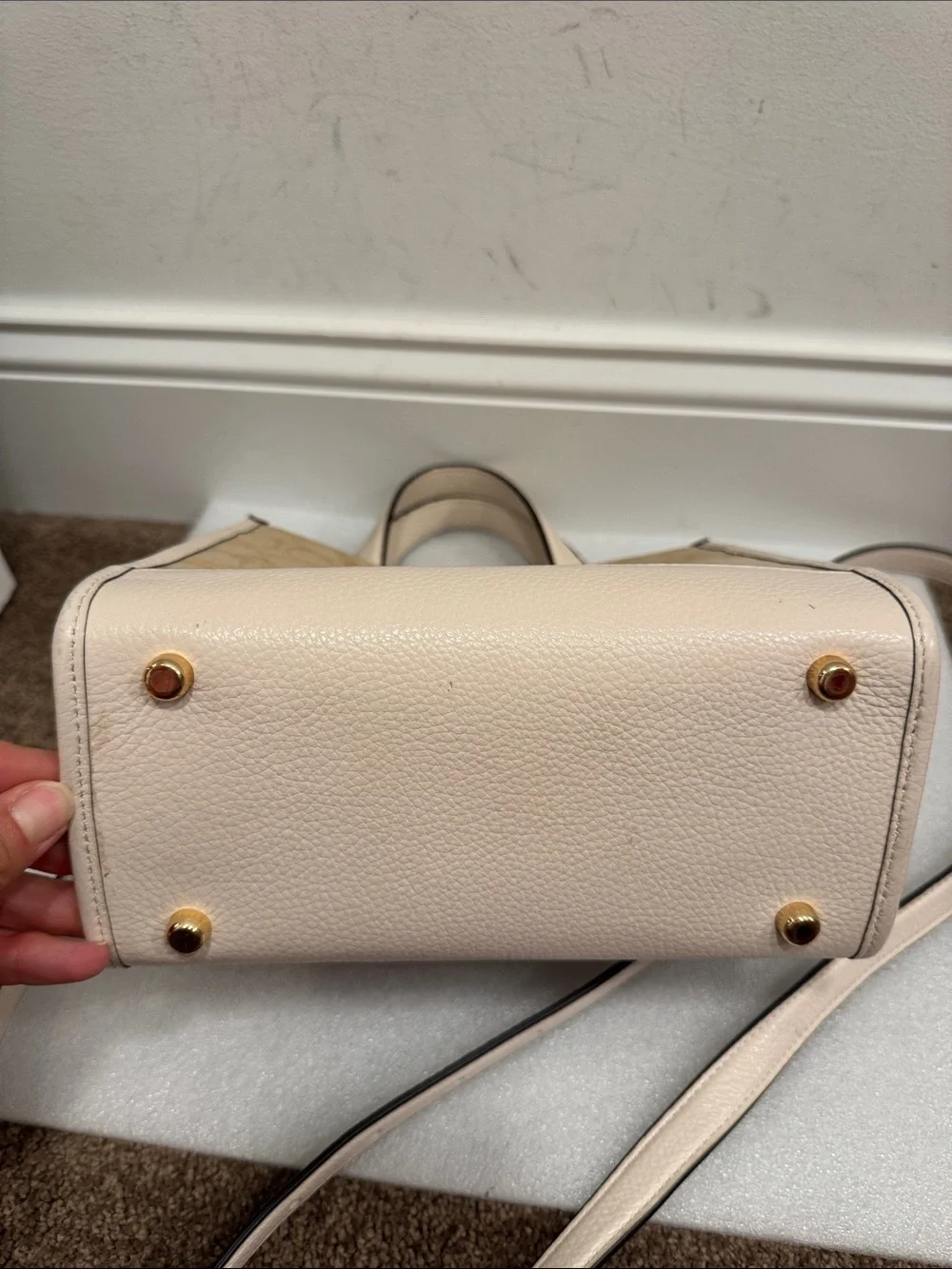 Coach Dempsey 22 signature logo mini crossbody tote bag purse with hangtag